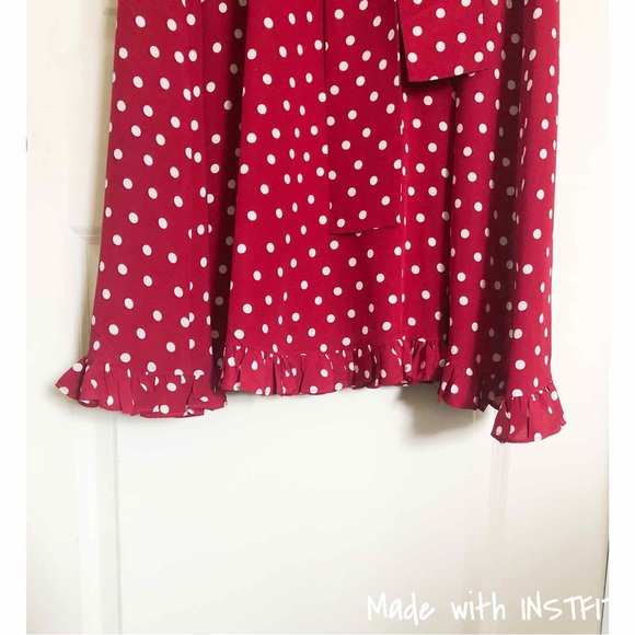 Alessandra Rich Rosette gathered polka-dot silk-crepe dress - Picture 12 of 16